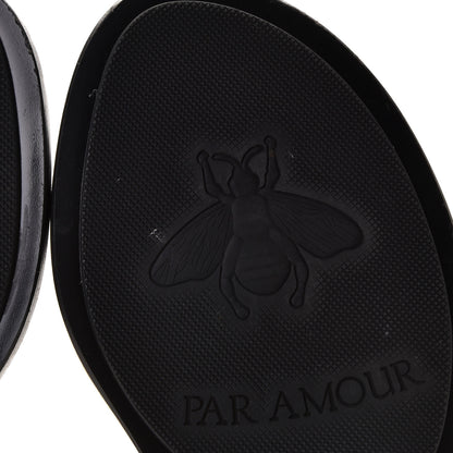 Gucci Calfskin GG Marmont Thong Sandals 38 Black 10 of 11