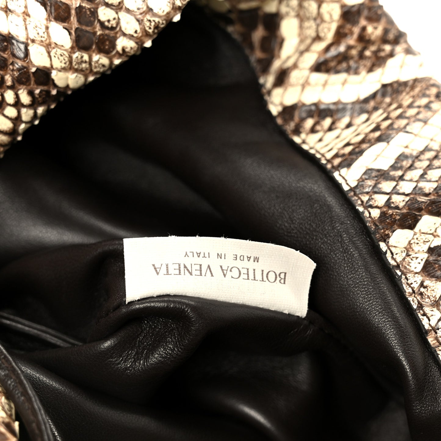 Snakeskin Dustbag Brown