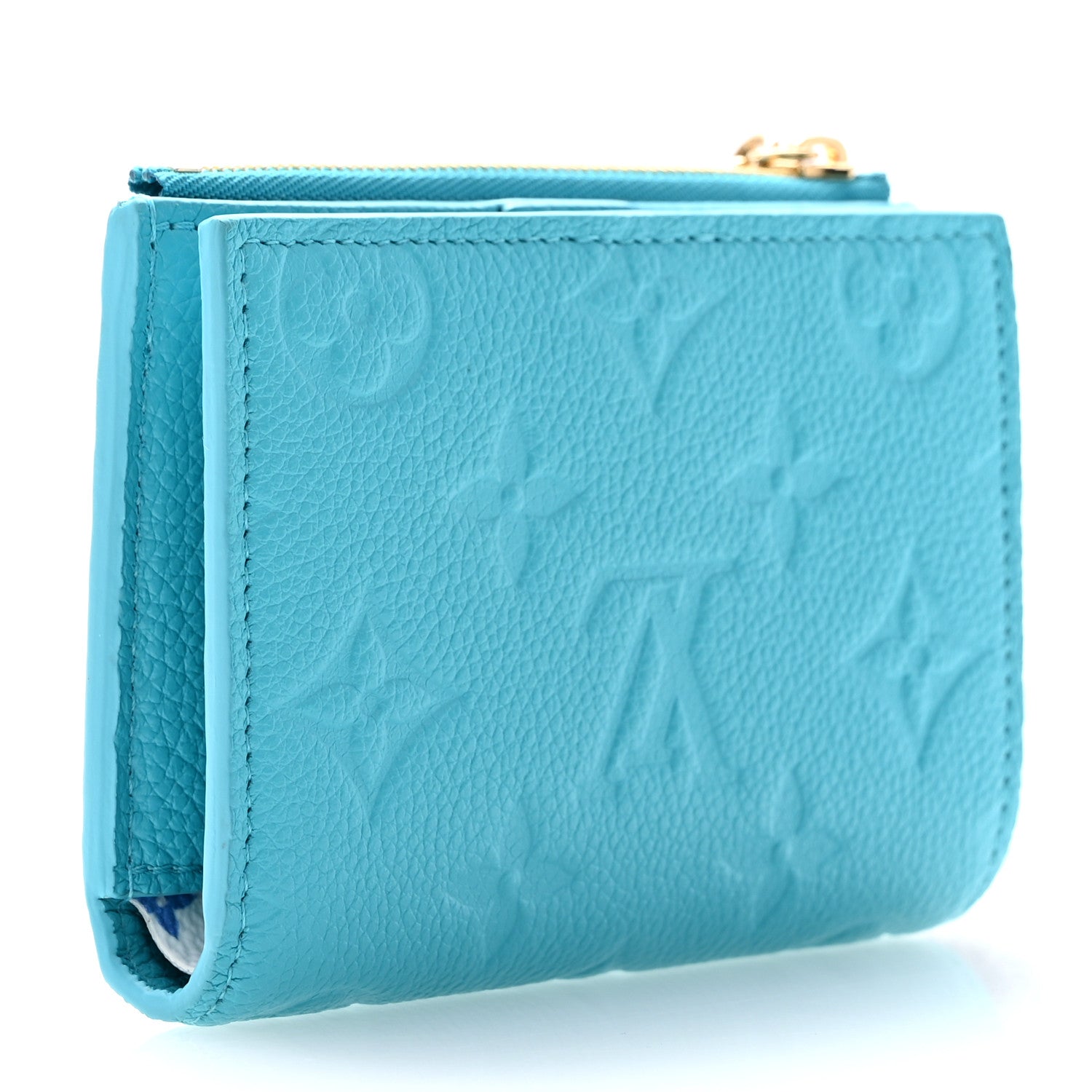 Louis Vuitton X TM Empreinte Monogram Lisa Wallet Kabira Blue 3 of 10