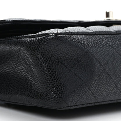 Chanel Caviar Quilted Medium Double Flap Black 8 of 9