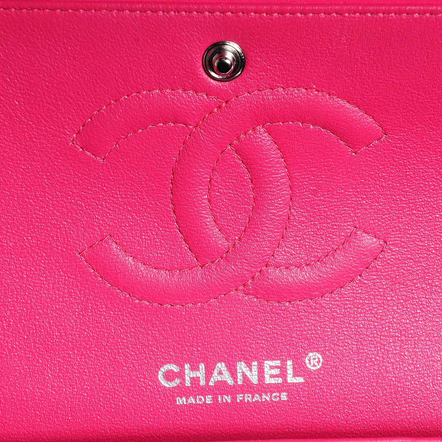 Chanel Patent Quilted Medium Double Flap Fuchsia 8 of 9