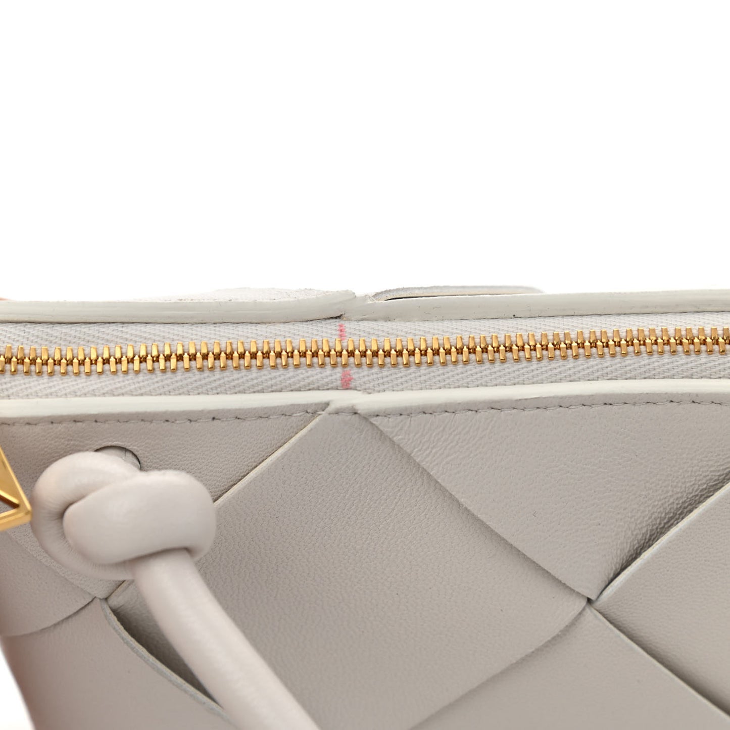 Nappa Maxi Intreccio Exploded Shoulder Bag Chalk