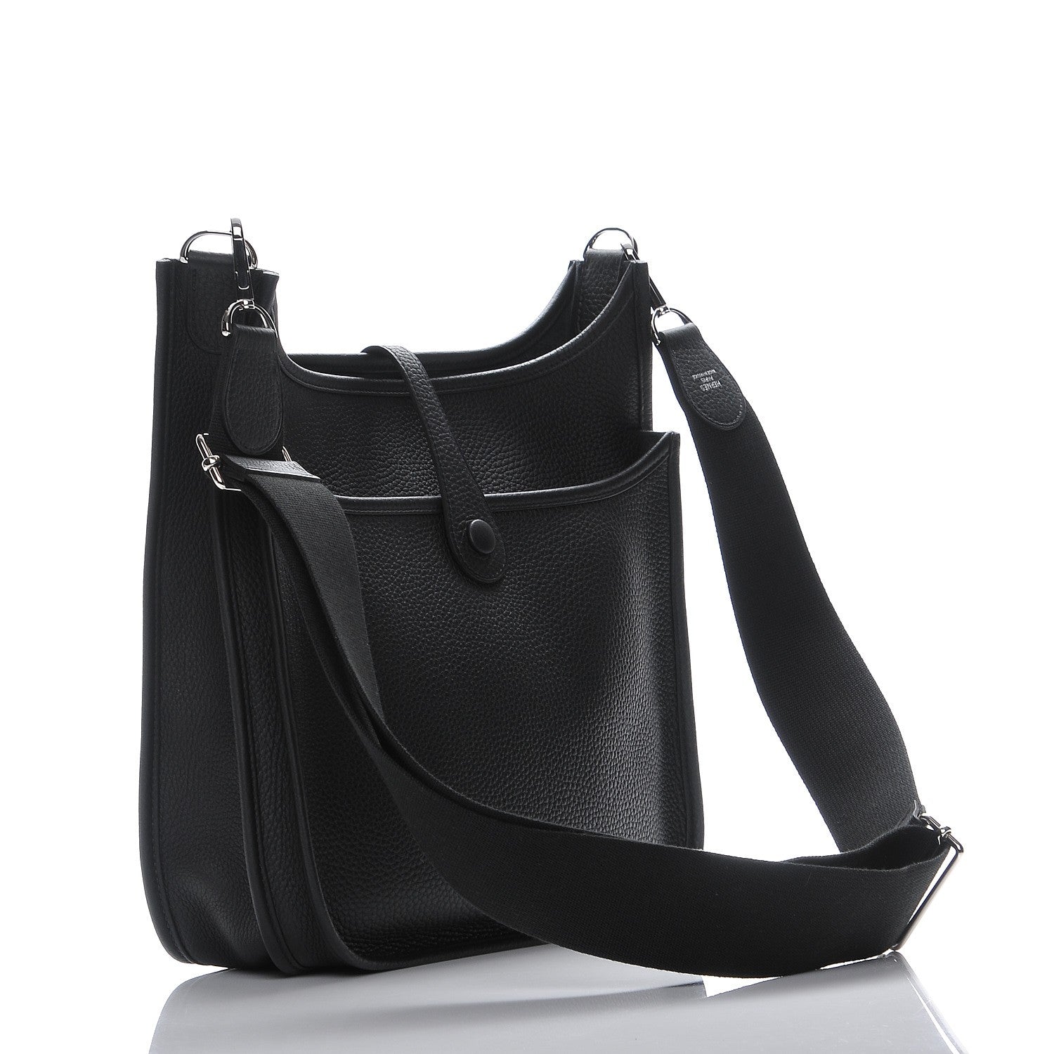 Hermes Taurillon Clemence Evelyne III PM Black 3 of 7