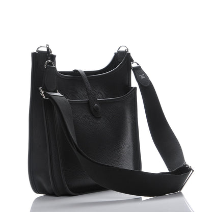 Hermes Taurillon Clemence Evelyne III PM Black 3 of 7