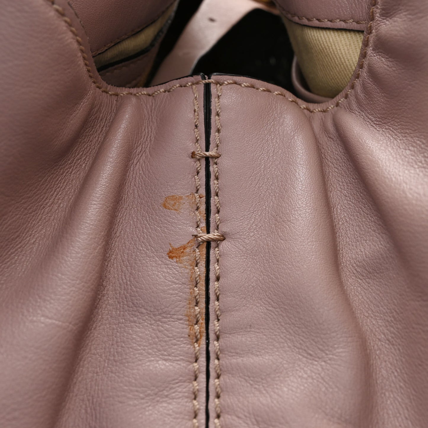 Grained Calfskin Va Va Voom Tote Sabbia