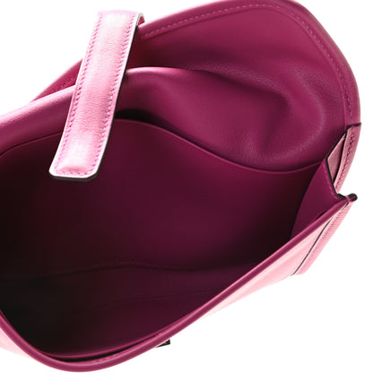 Hermes Swift Jige Duo Clutch Rose Pourpre Black 5 of 8