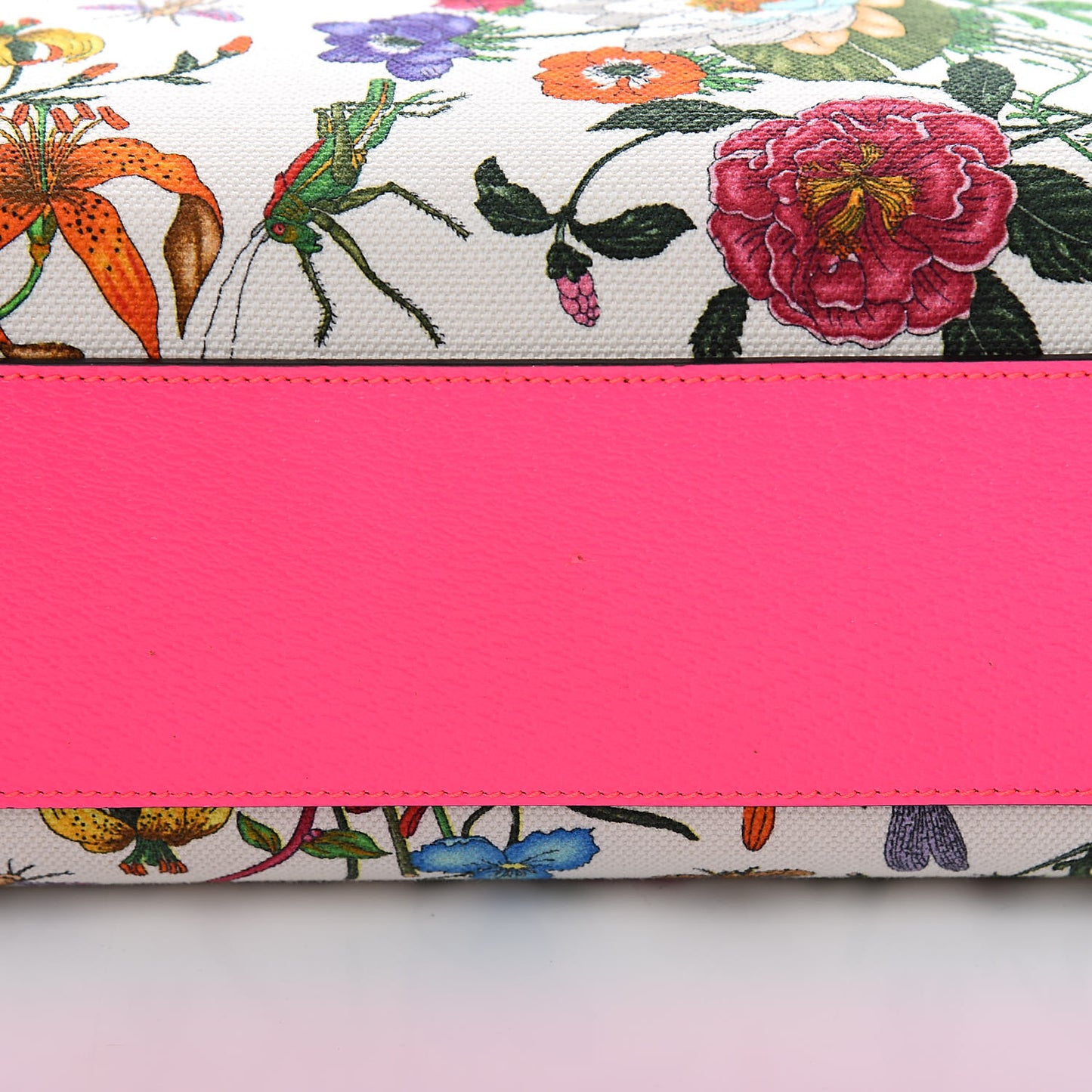 Canvas Medium Flora Tote Fuchsia