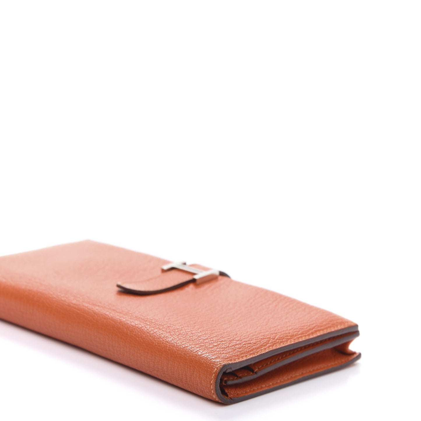 Chevre Mysore Bearn Gusset Wallet Feu