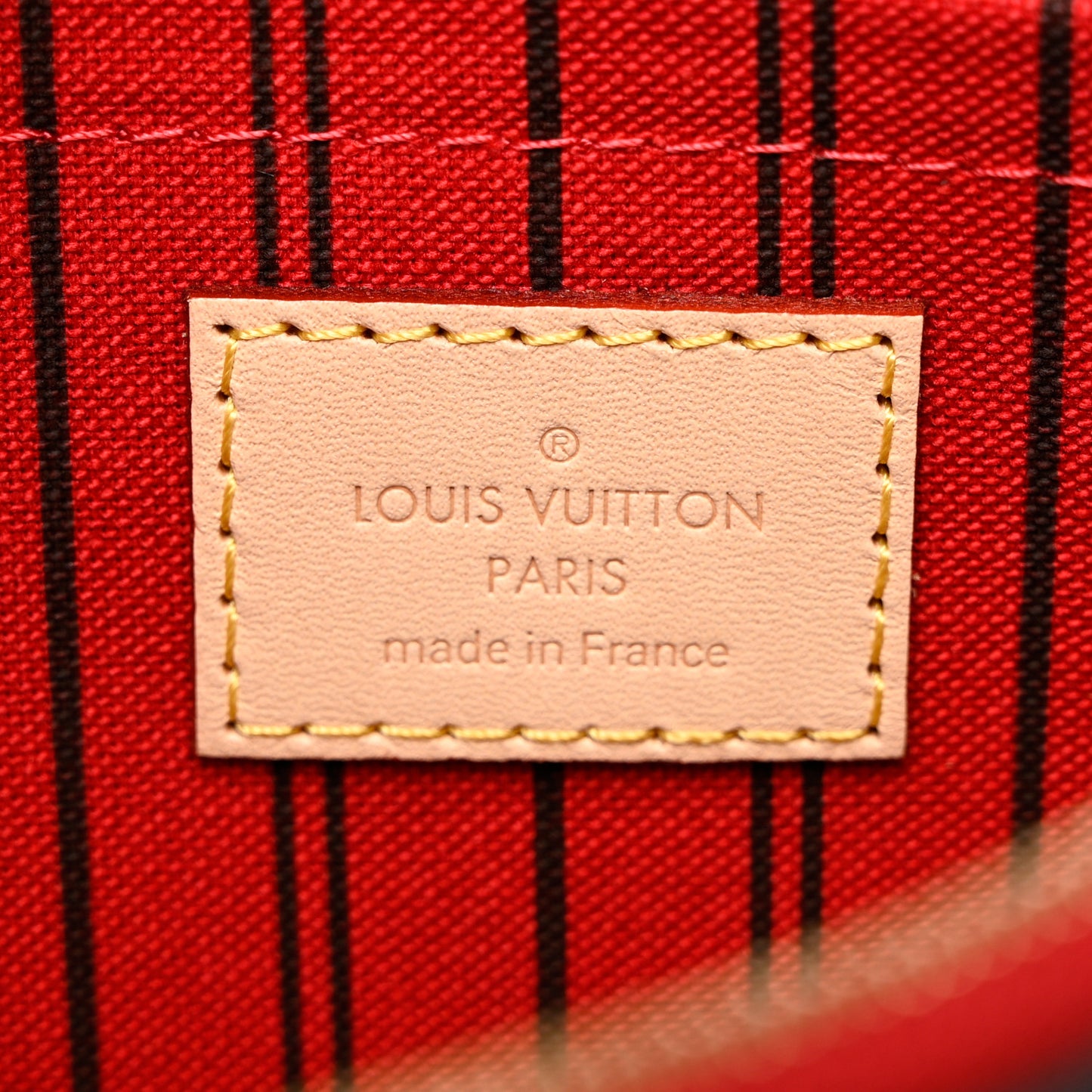 Monogram Neverfull MM GM Pochette Cherry