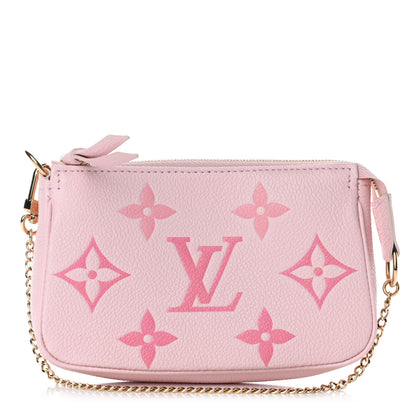 Louis Vuitton Empreinte Monogram Giant By The Pool Mini Pochette Accessories Bouton De Rose 1 of 4