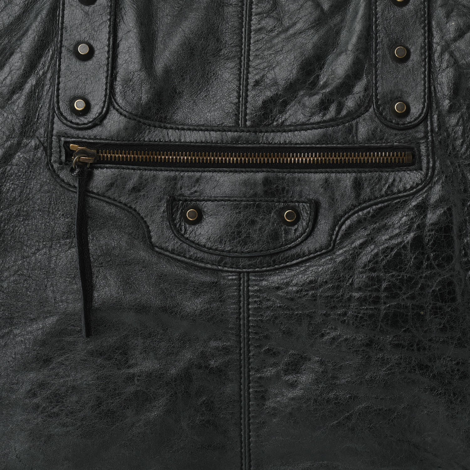 Balenciaga Agneau Classic Hardware Weekender Black 8 of 17