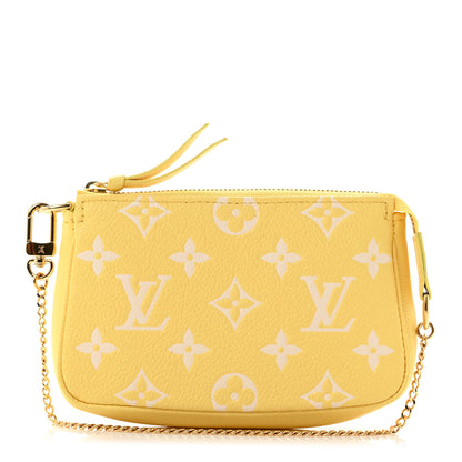 Louis Vuitton Empreinte Monogram Mini Pochette Accessories Lemon Curd Yellow 1 of 6