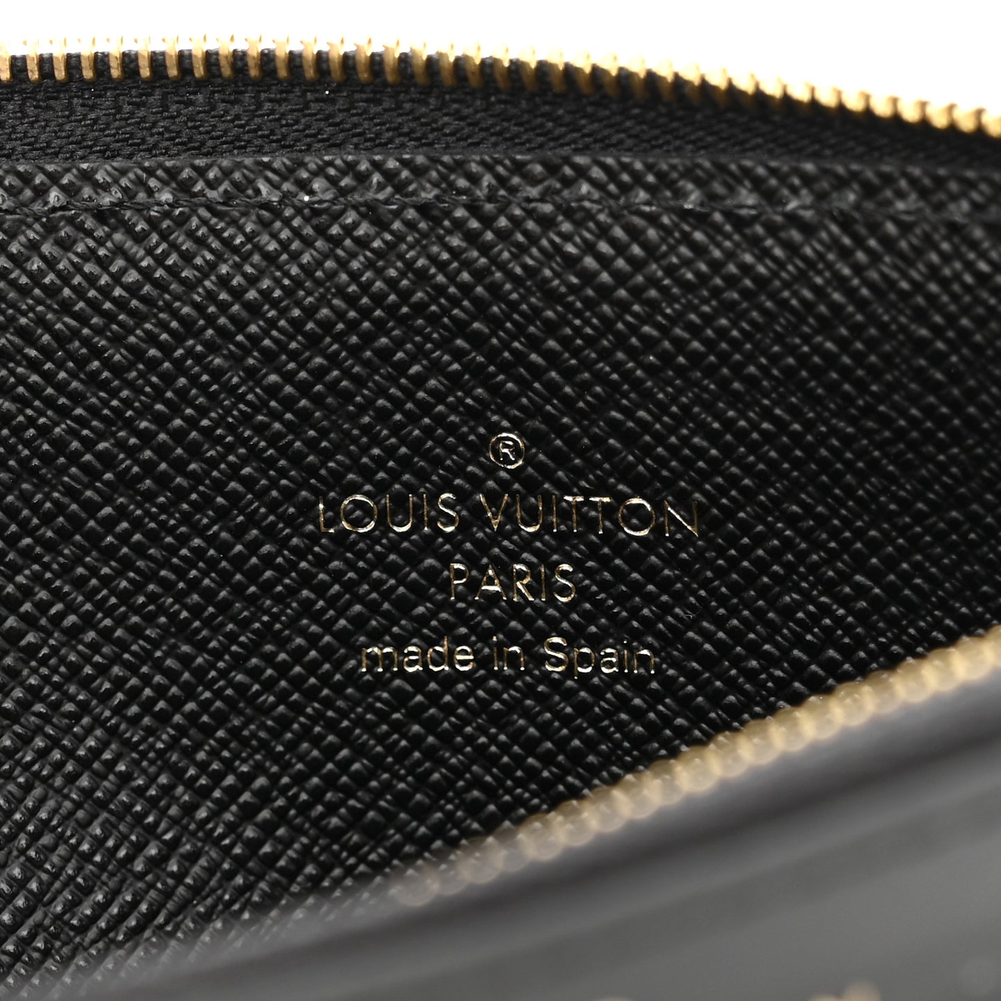 Monogram Slim Purse Black