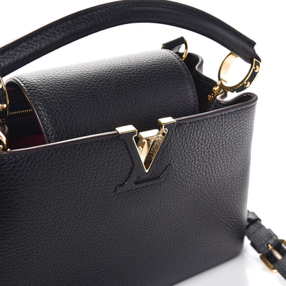 Louis Vuitton Taurillon Capucines BB Black 8 of 9
