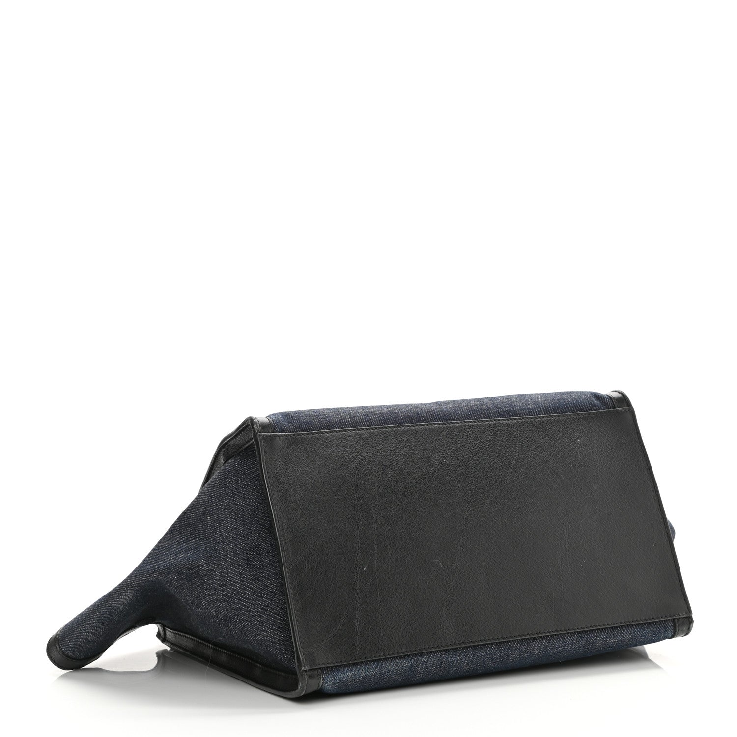 Celine Smooth Calfskin Denim Medium Trapeze Blue 3 of 12
