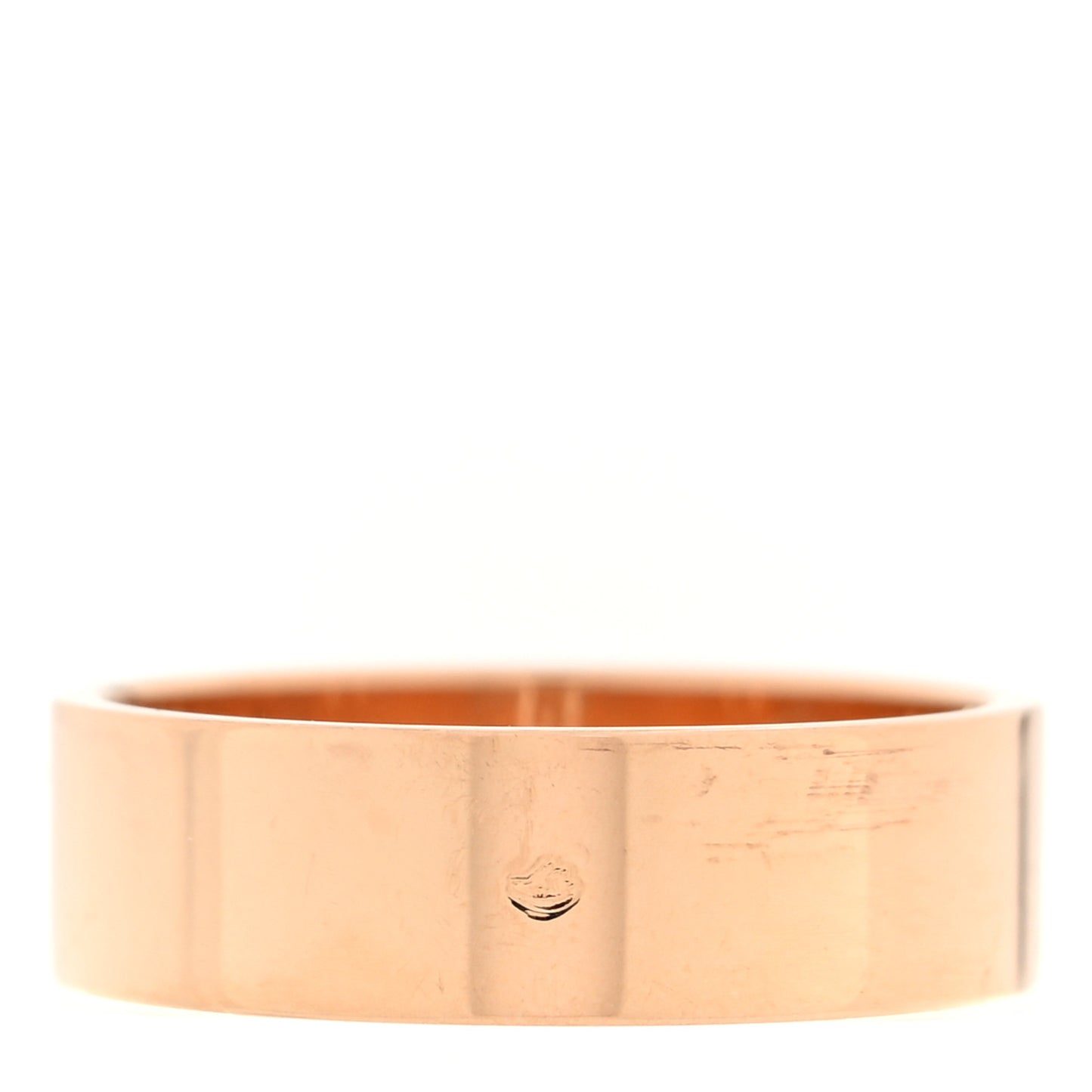 18K Rose Gold Diamond PM H D'Ancre Ring 52 6