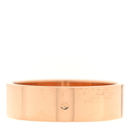 Hermes 18K Rose Gold Diamond PM H D'Ancre Ring 52 6 3 of 5