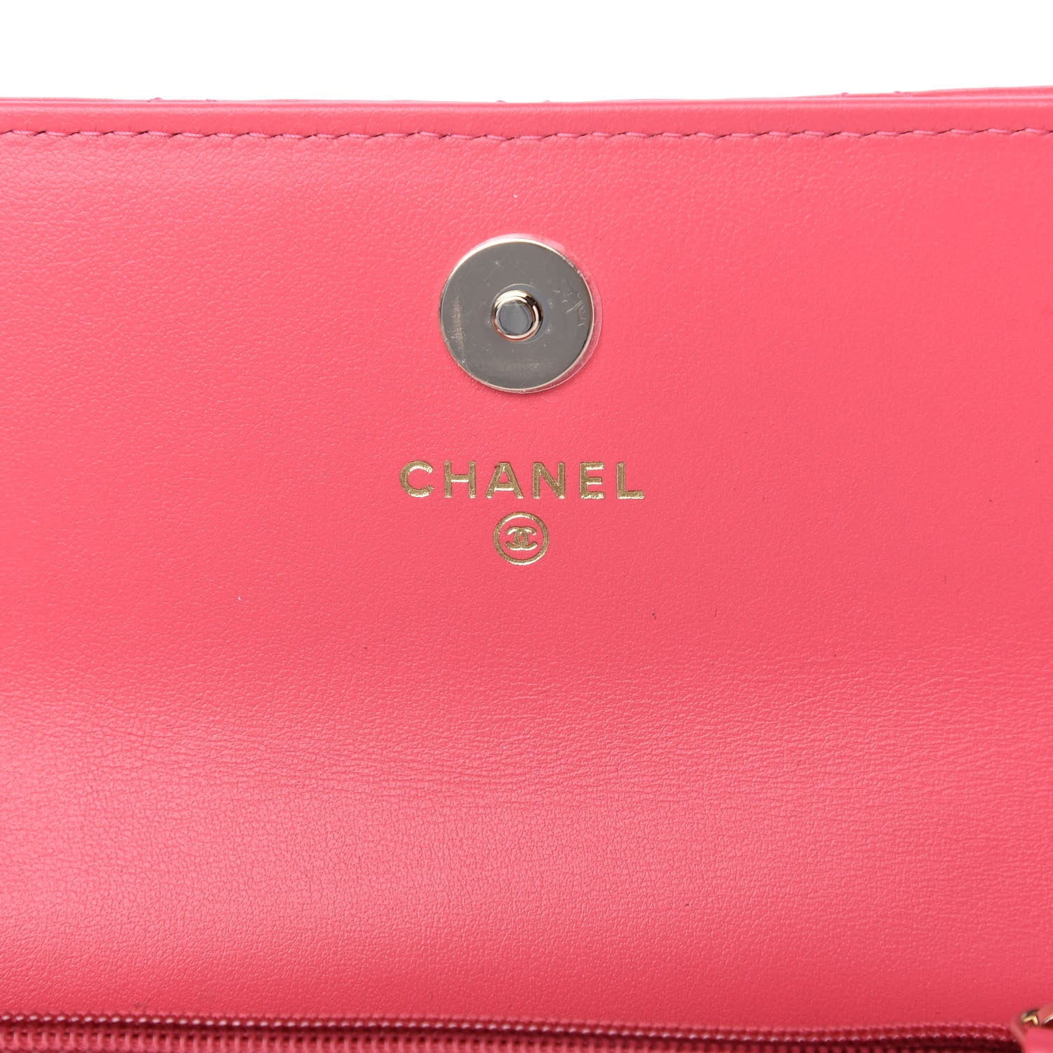 Chanel Calfskin Quilted Maxi Pearls Clutch With Chain Pink 8 of 11