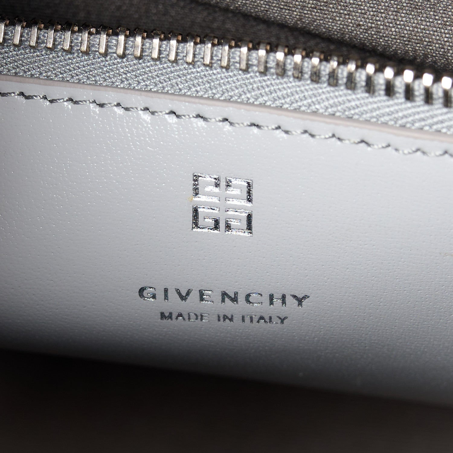 Givenchy Box Calfskin Small Lock Antigona Shoulder Bag Light Grey 6 of 10