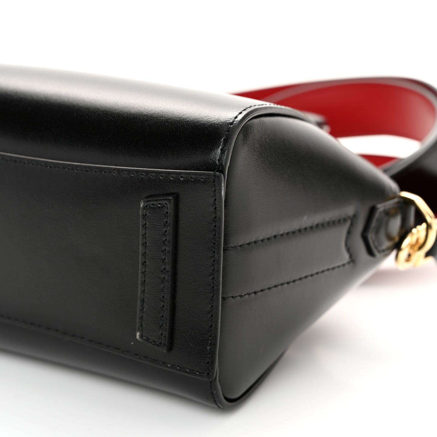 Box Calfskin Toy Antigona Black Red