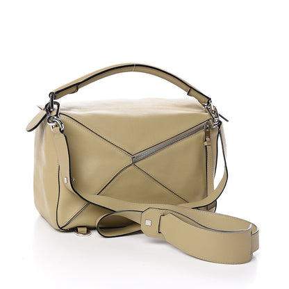 Loewe Calfskin Medium Puzzle Bag Beige 3 of 13
