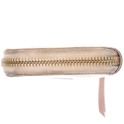 Louis Vuitton Damier Azur Clemence Wallet Rose Ballerine 8 of 18