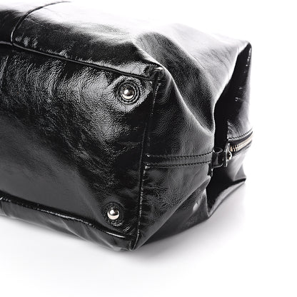 Saint Laurent Textured Patent Medium Easy Y Bag Black 8 of 8