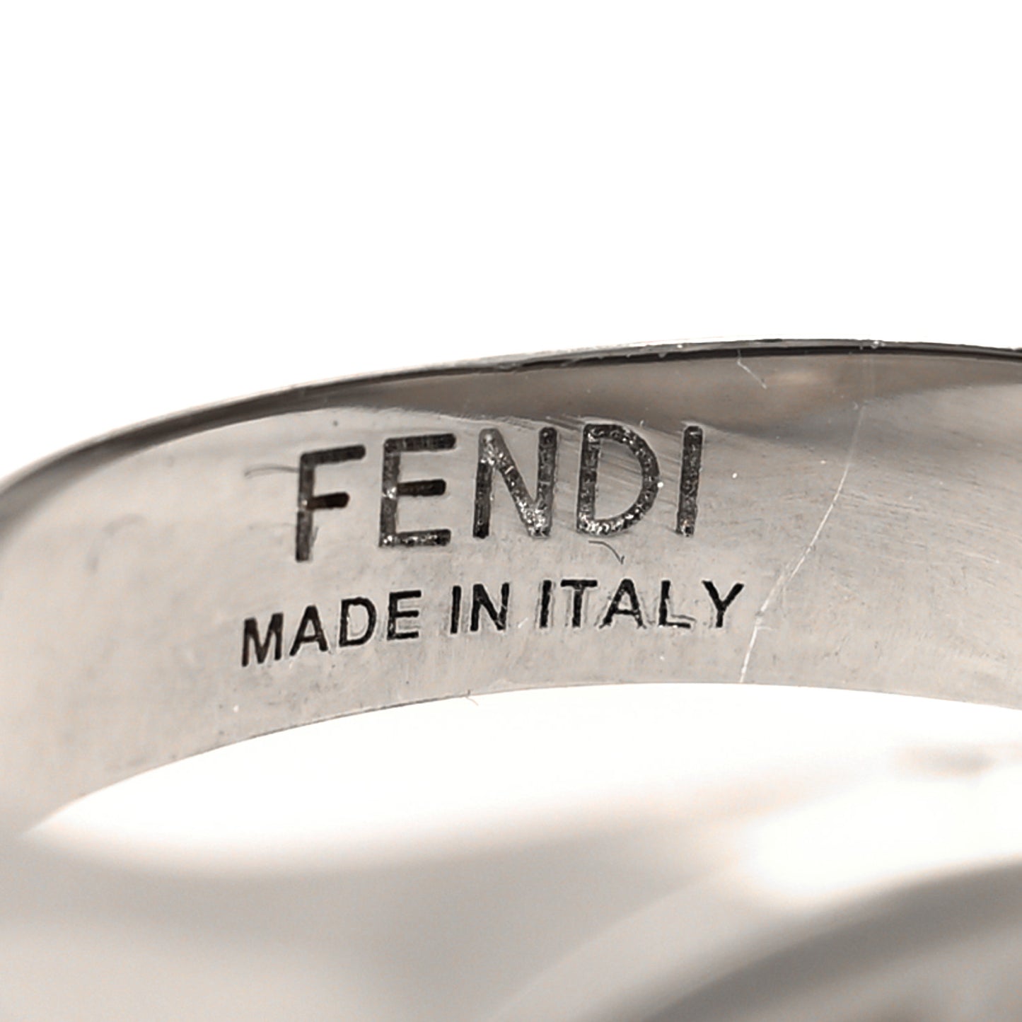 Metal Signature Ring L Silver