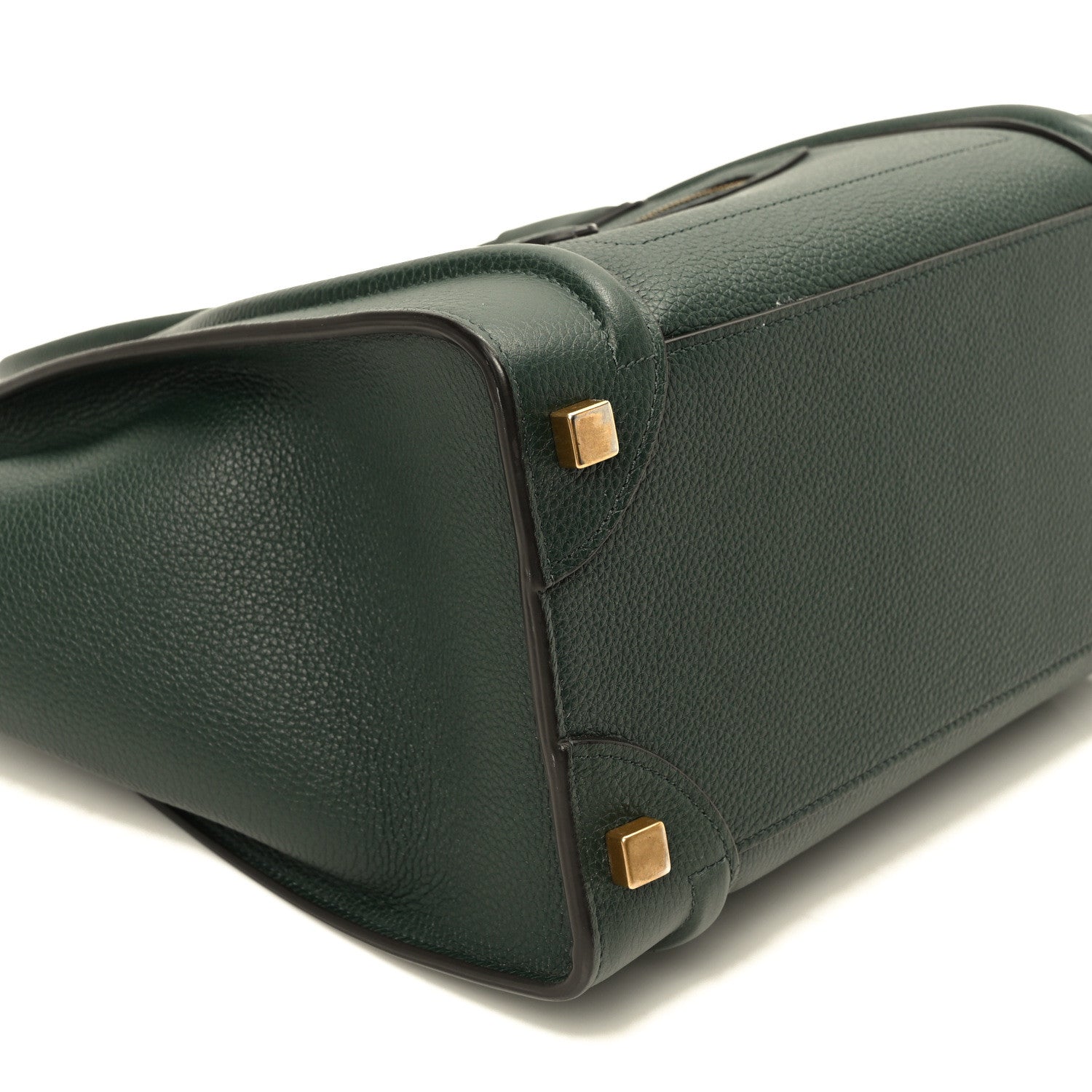 Celine Drummed Calfskin Nano Luggage Amazone 8 of 9
