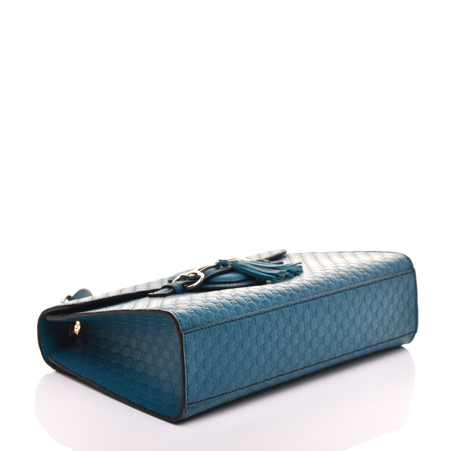 Soft Microguccissima Medium Emily Chain Shoulder Bag Deep Cobalt