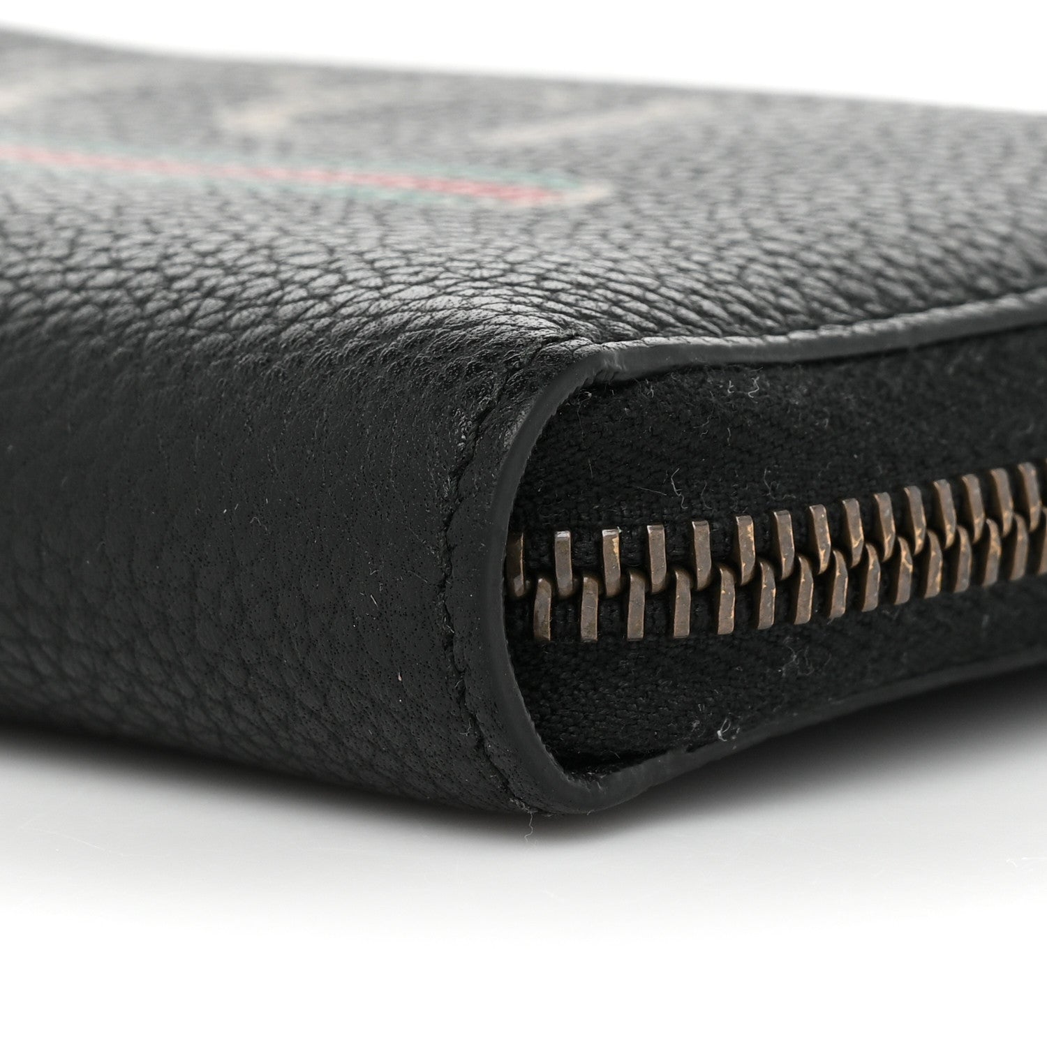 Gucci Calfskin Logo Zip Around Wallet Black 11 of 14