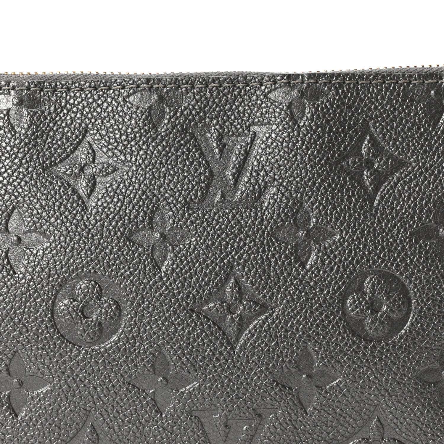 Louis Vuitton Shimmery Empreinte Pochette Sevres Gun Metal 6 of 9