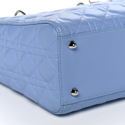 Christian Dior Lambskin Cannage Large Lady Dior Light Blue 9 of 15