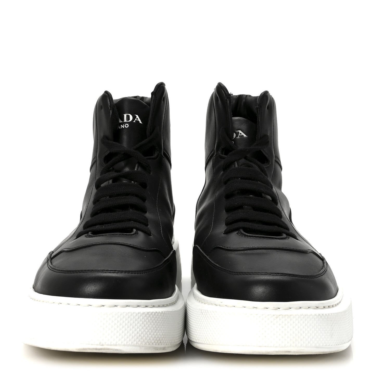 Vitello Soft Uomo Mens High Top Sneakers 12 Black