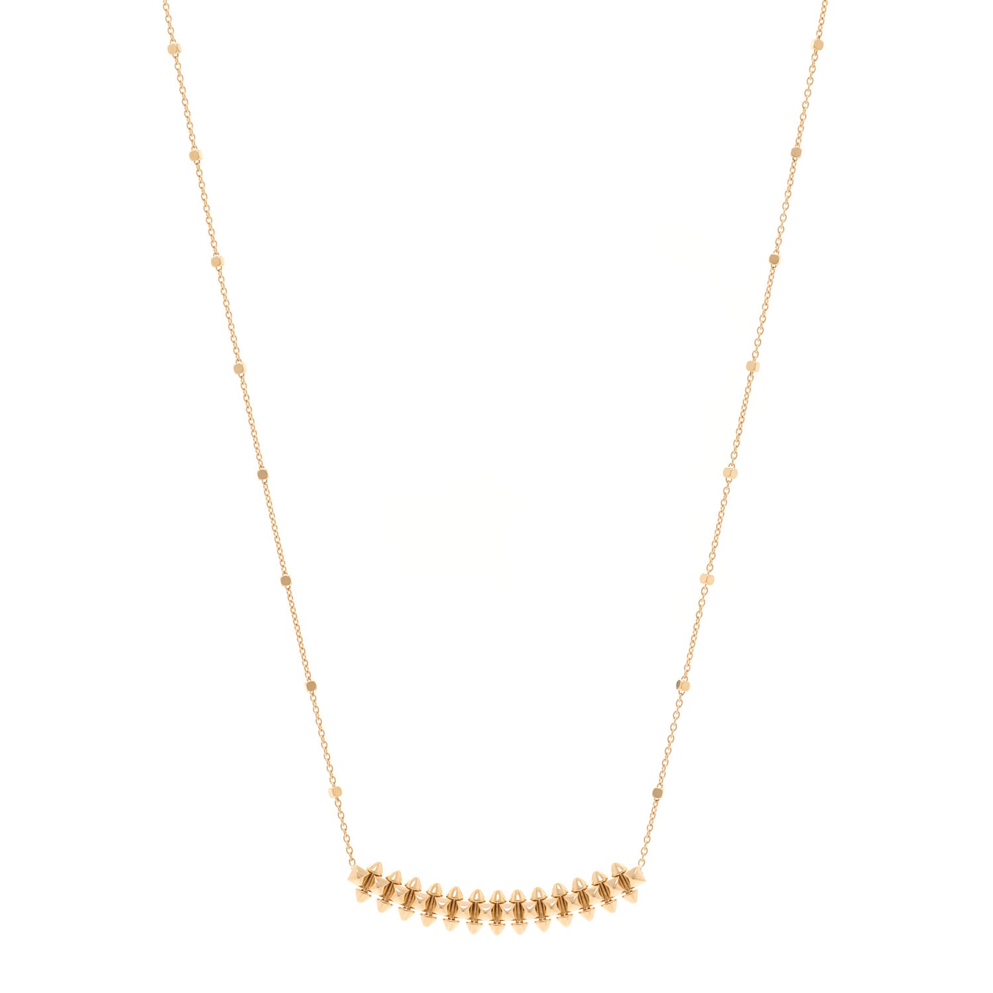 18K Pink Gold Small Clash de Cartier Necklace