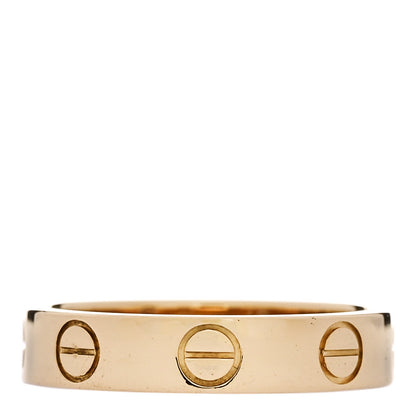 Cartier 18K Yellow Gold 3.5mm LOVE Wedding Band Ring 47 4 1 of 4