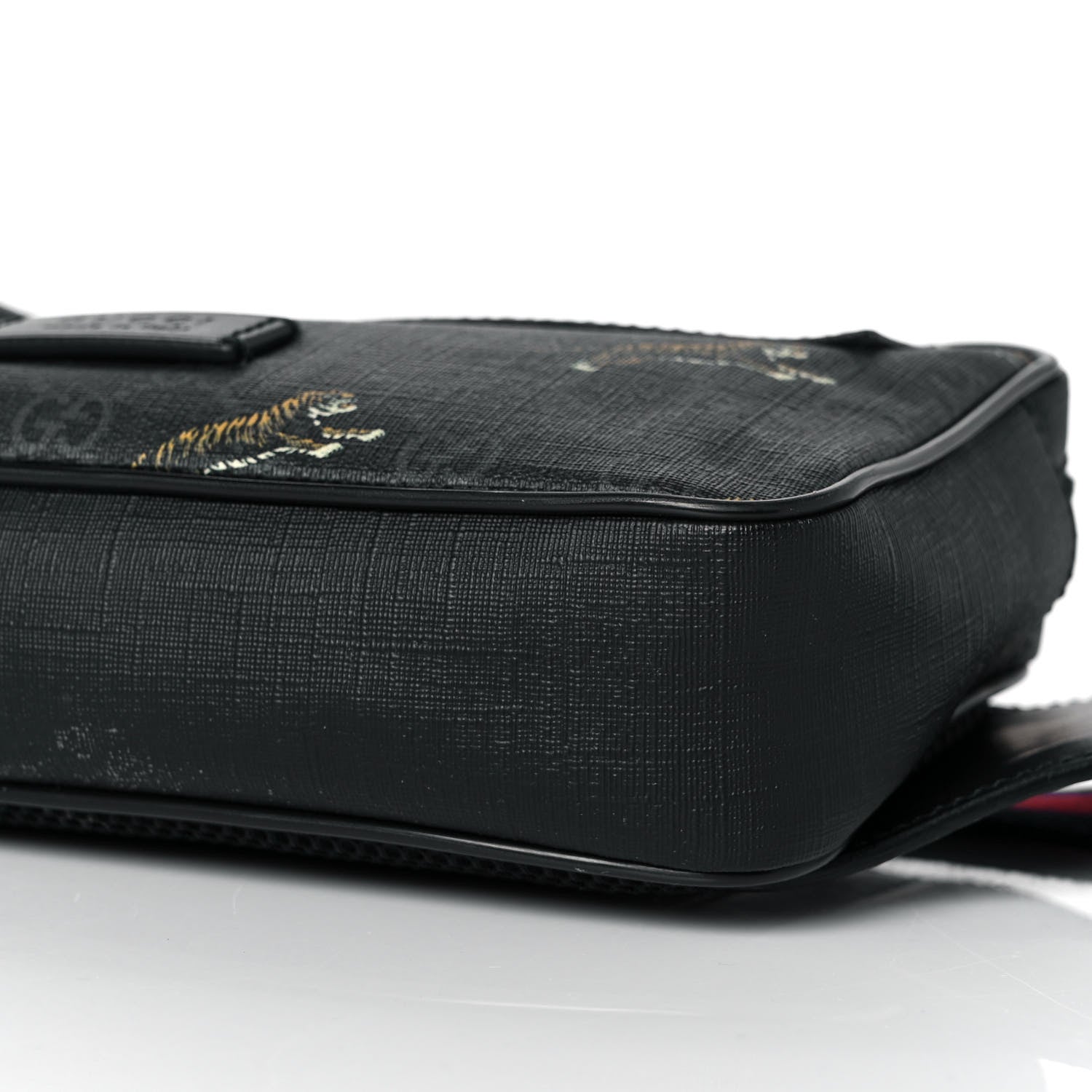 Gucci Soft GG Supreme Monogram Tigers Belt Bag Black Multicolor 9 of 9
