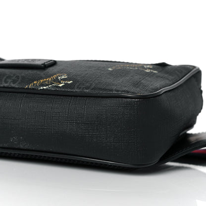 Gucci Soft GG Supreme Monogram Tigers Belt Bag Black Multicolor 9 of 9