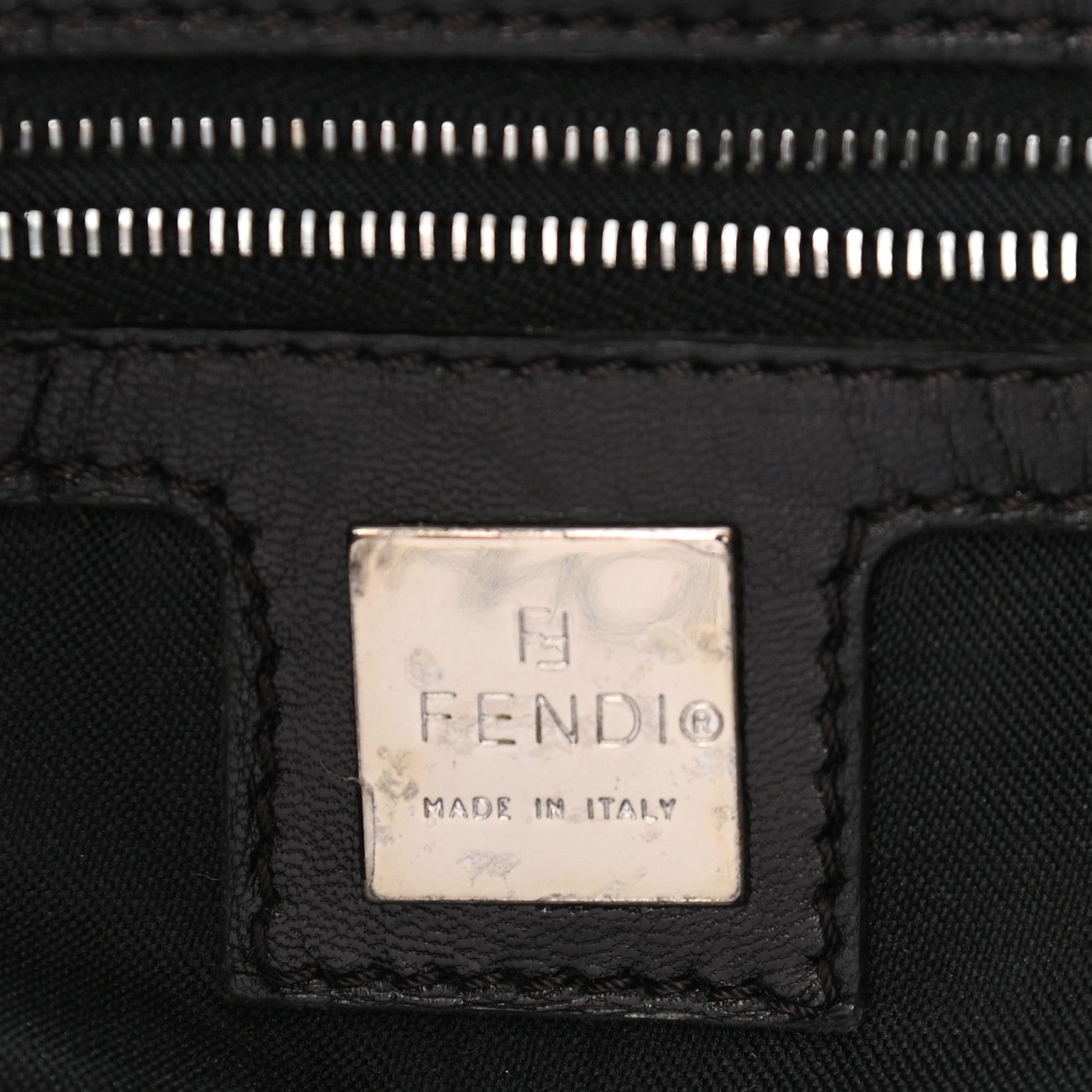 Fendi Neoprene Shoulder Bag Black 5 of 8