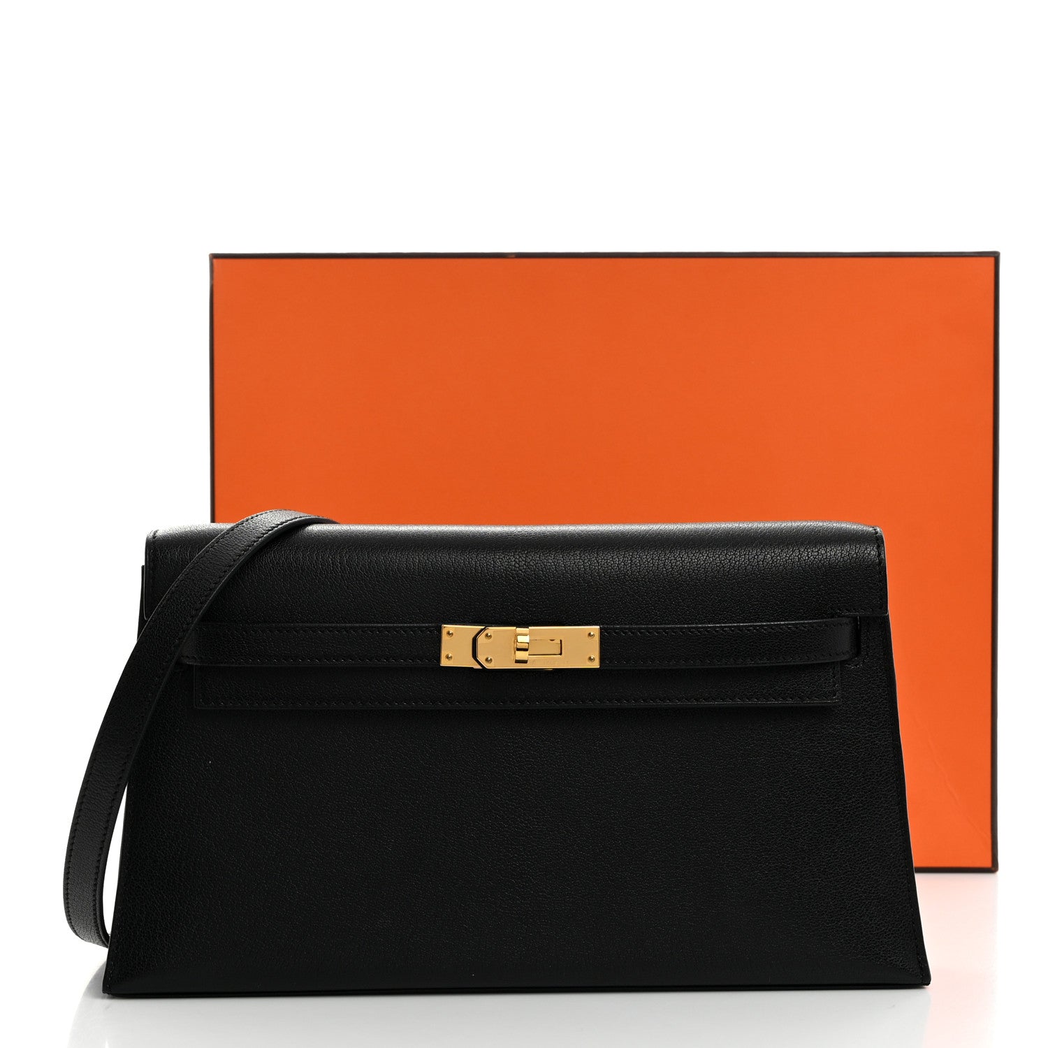 Hermes Chevre Chamkila Kelly Elan Black 11 of 11
