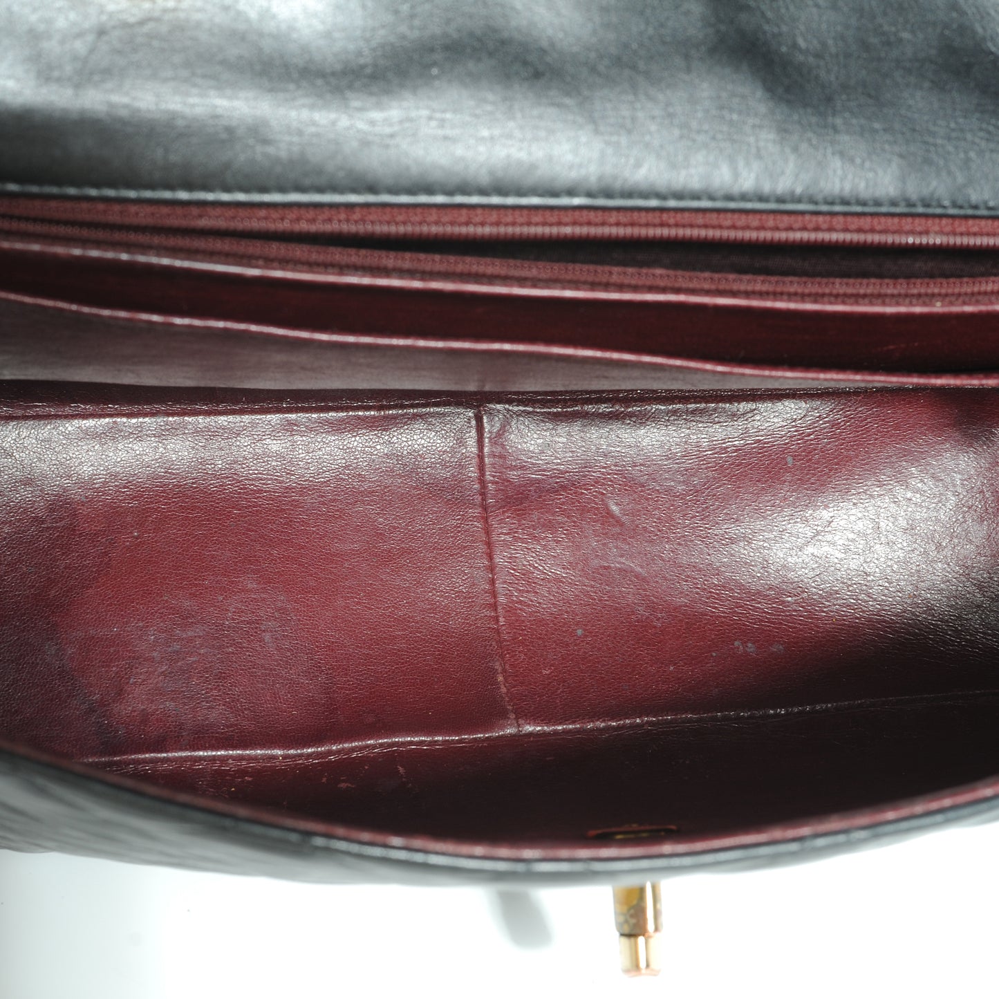 Lambskin XL Jumbo Flap Black