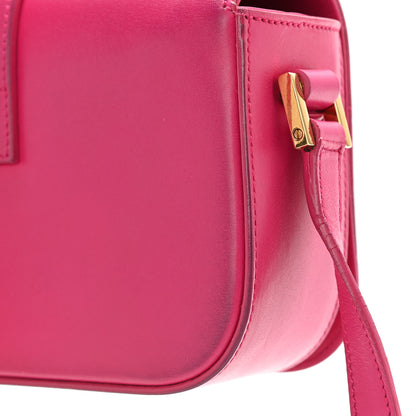 Saint Laurent Smooth Calfskin Small Classic Monogram Universite Bag Fuchsia 11 of 12