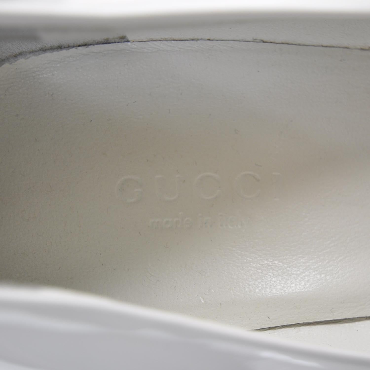 Gucci Patent Leather GG Pumps 7.5 Black White 6 of 11