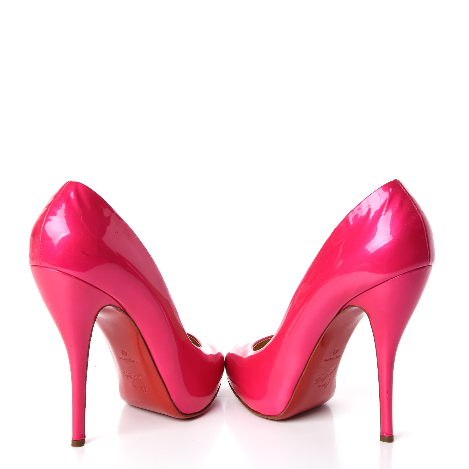 Christian Louboutin Patent 130 Platform Pumps 41 Pink 6 of 20