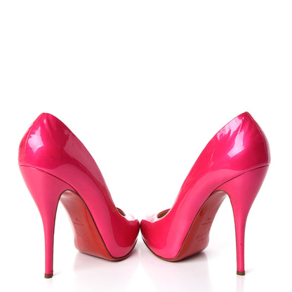 Christian Louboutin Patent 130 Platform Pumps 41 Pink 6 of 20