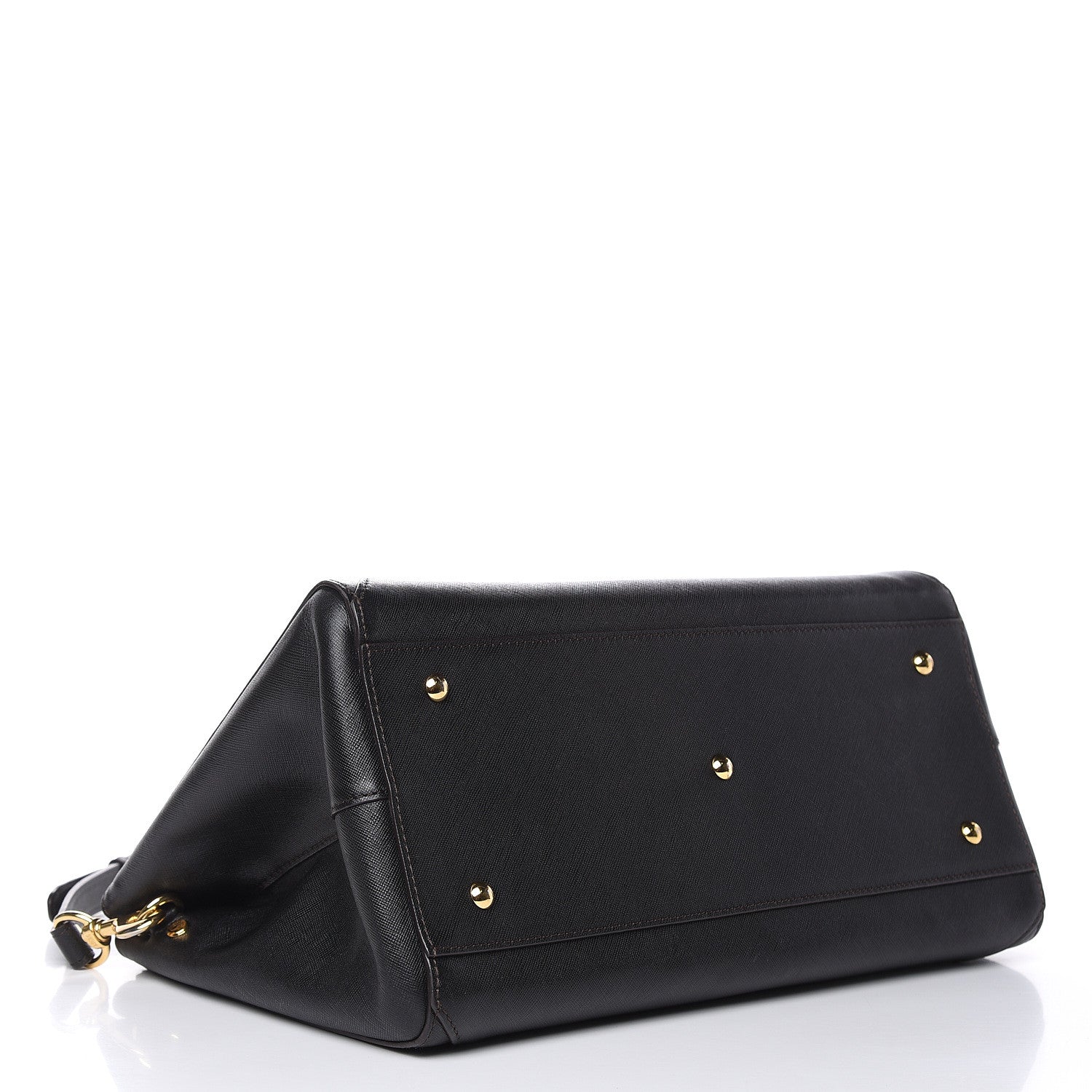 MCM Saffiano Nuovo Tote Black 4 of 14