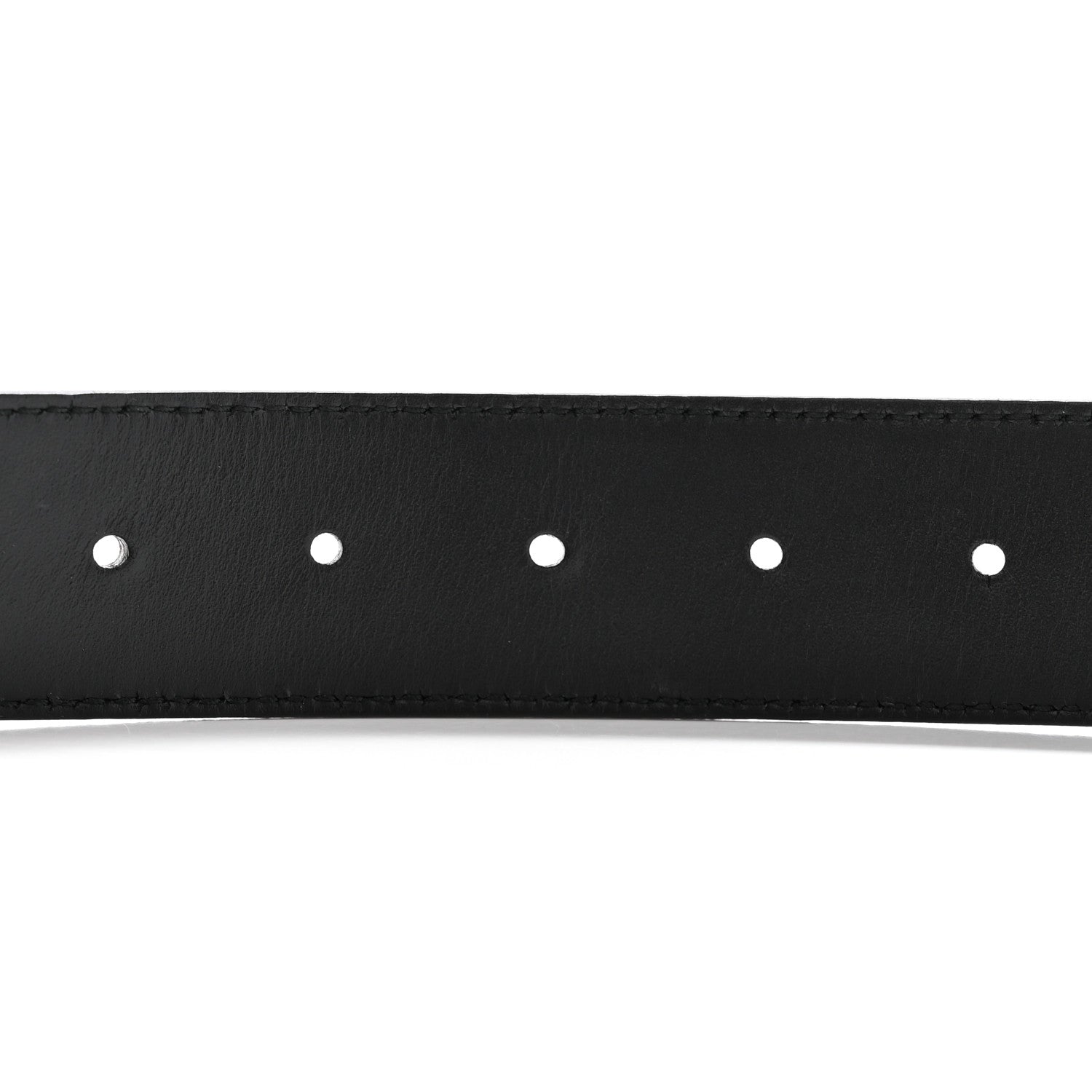 Gucci Guccissima Signature Interlocking G Reversible 37mm Belt 95 38 Black Cocoa 3 of 7
