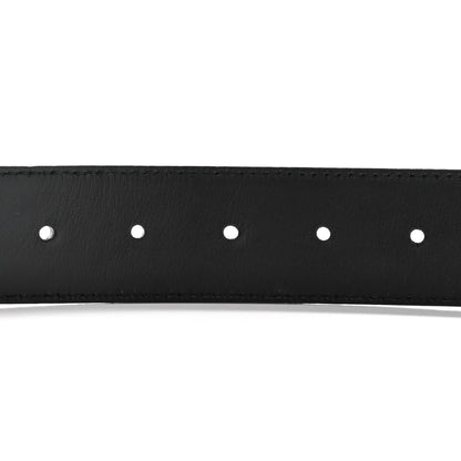 Gucci Guccissima Signature Interlocking G Reversible 37mm Belt 95 38 Black Cocoa 3 of 7