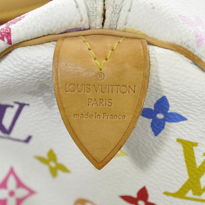 Louis Vuitton Monogram Multicolor Keepall 45 White 9 of 10