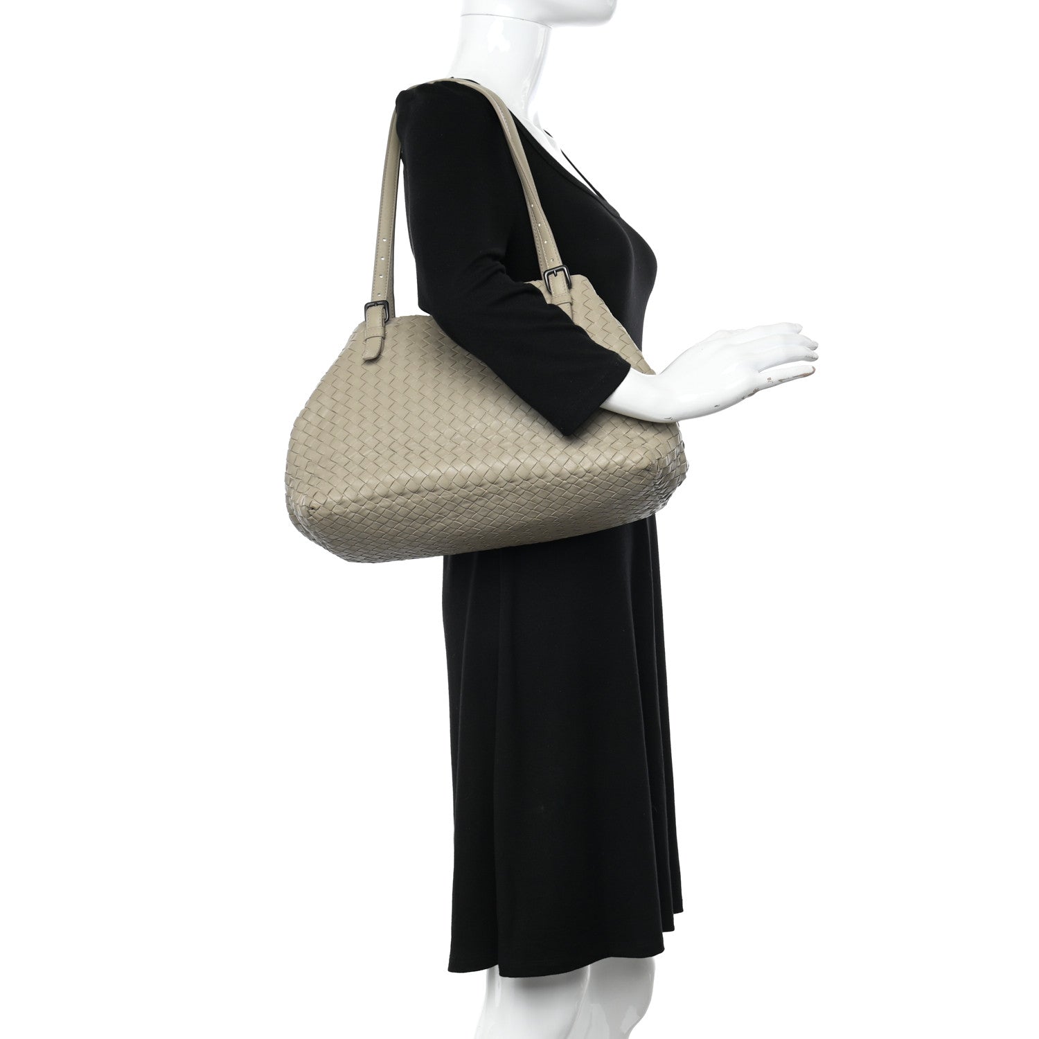 Bottega Veneta Nappa Intrecciato Medium Seamless Tote Mink 2 of 10
